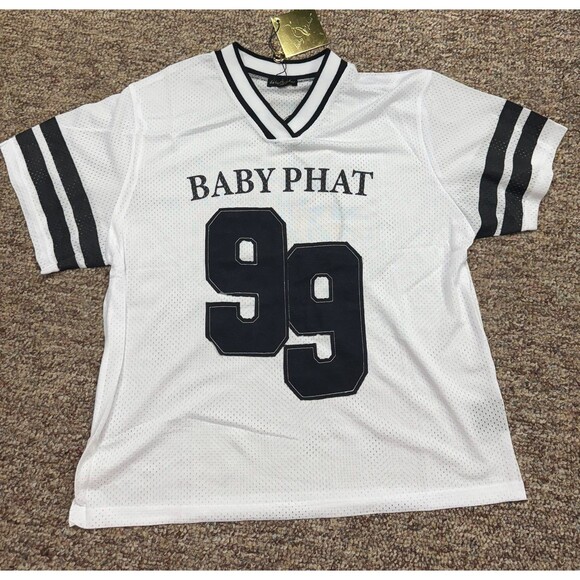 NWT Women’s size Large Baby Phat Jersey Top - Picture 2 of 9